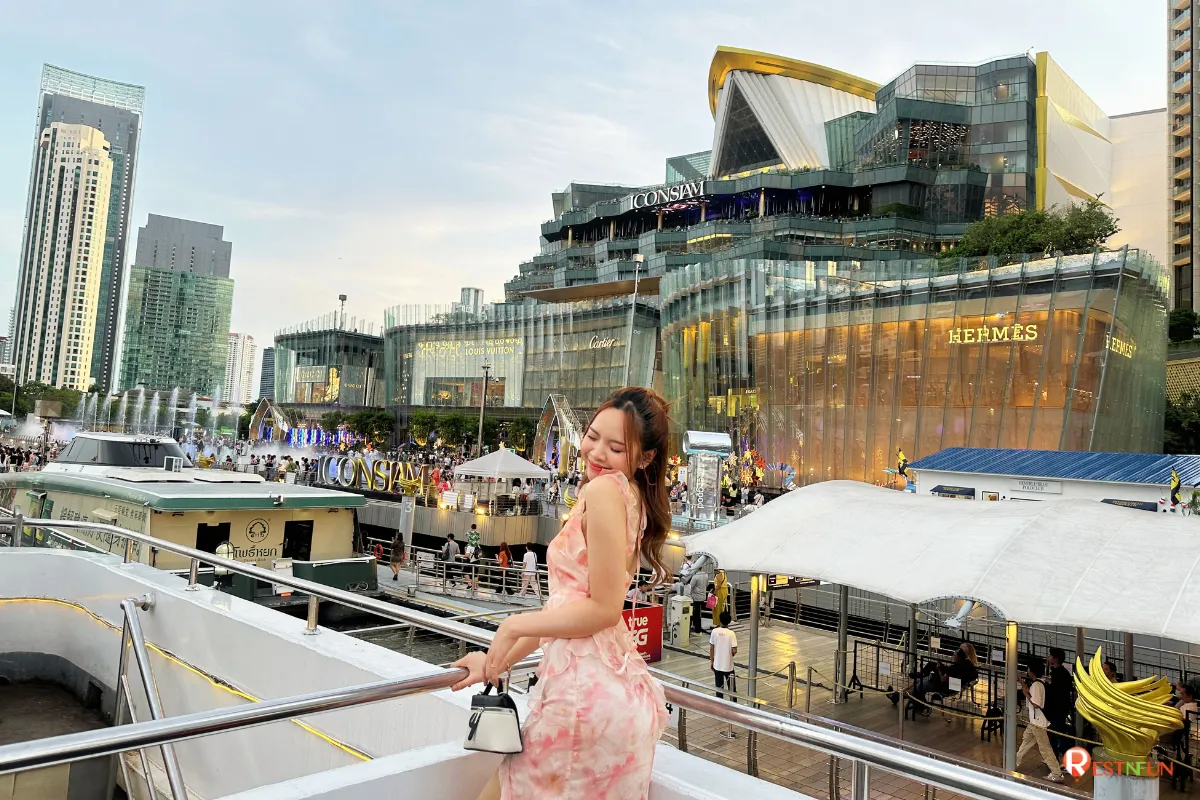 ห้างสรรพสินค้า ICONSIAM มีท่าเรือล่องแม่น้ำเจ้าพระยา